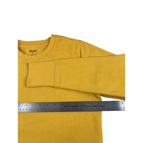 Tex Gear Womens Yellow Crewneck Sweatshirt Long Sleeve Pullover Medium - Picture 5 of 9